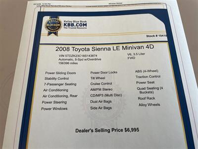 2008 Toyota Sienna LE 7-Passenger - Photo 14 - Pleasanton, CA 94566