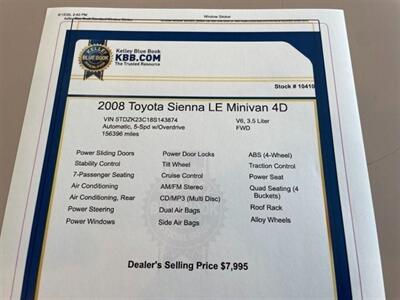 2008 Toyota Sienna LE 7-Passenger - Photo 14 - Pleasanton, CA 94566