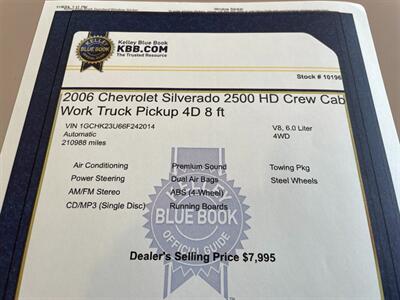 2006 Chevrolet Silverado 2500 Work Truck   - Photo 14 - Pleasanton, CA 94566