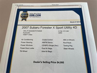 2007 Subaru Forester 2.5 X - Photo 16 - Pleasanton, CA 94566