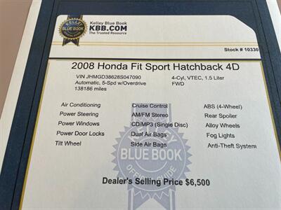2008 Honda Fit Sport   - Photo 15 - Pleasanton, CA 94566