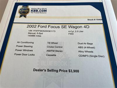 2002 Ford Focus SE - Photo 13 - Pleasanton, CA 94566