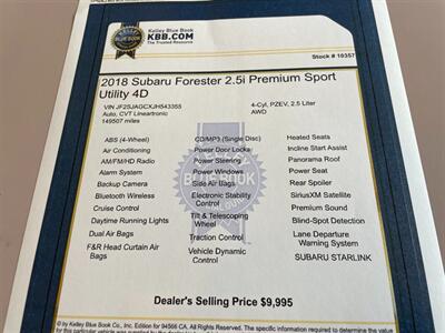 2018 Subaru Forester 2.5i Premium - Photo 15 - Pleasanton, CA 94566