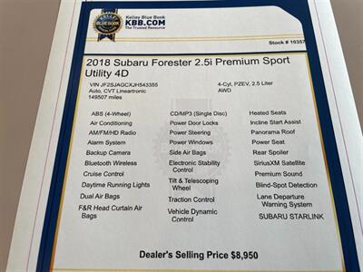 2018 Subaru Forester 2.5i Premium   - Photo 15 - Pleasanton, CA 94566