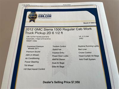 2012 GMC Sierra 1500 Work Truck - Photo 13 - Pleasanton, CA 94566