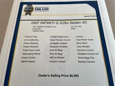 2007 INFINITI G35 x   - Photo 16 - Pleasanton, CA 94566
