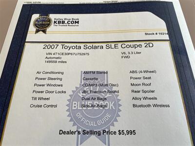 2007 Toyota Camry SE   - Photo 13 - Pleasanton, CA 94566