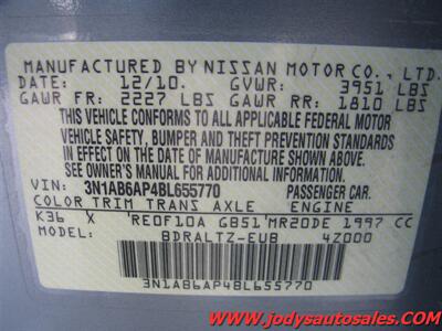 2011 Nissan Sentra 2.0 S DAMAGE FRONT END RUNS AND DRIVES AS IS - Photo 22 - North Platte, NE 69101