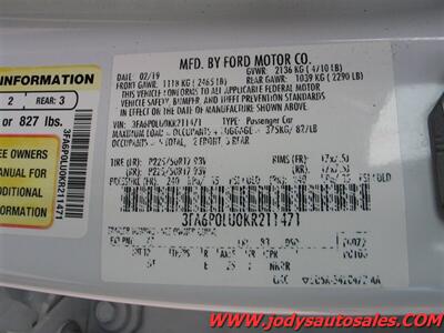 2019 Ford Fusion Hybrid SE  SE, FWD, HYBRID, 40 MPG - Photo 40 - North Platte, NE 69101