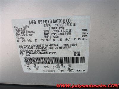 2017 Ford Explorer  BASE, 4WD, 3RD ROW SEAT, LOW 48,000 MILES - Photo 35 - North Platte, NE 69101