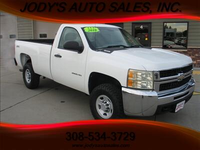 2010 Chevrolet Silverado 2500 4X4, Reg. Cab Long Box, 6.0L V8 - Photo 1 - North Platte, NE 69101