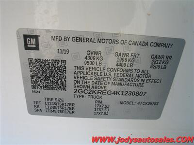 2019 Chevrolet Silverado 2500 Work Truck  W/T, 4X4, DOUBLE CAB, 6.0 V-8 - Photo 37 - North Platte, NE 69101