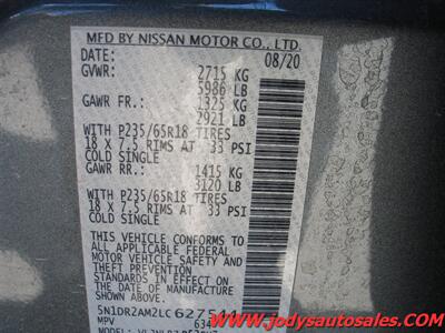 2020 Nissan Pathfinder S  S, 4WD, 3RD ROW SEATING, 3.5L V6 - Photo 39 - North Platte, NE 69101