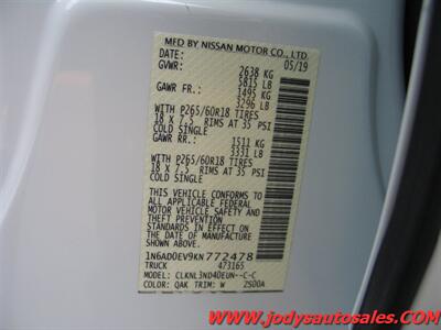 2019 Nissan Frontier SL, V-6, LEATHER, LOADED,LOW 78,000 MILES SL, V-6, LEATHER, LOADED,LOW 78,000 MILES - Photo 42 - North Platte, NE 69101