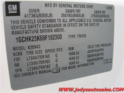 2008 Chevrolet Silverado 2500 W/T, 4WD, CREW CAB, LONG BOX - Photo 31 - North Platte, NE 69101