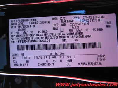 2021 Ford Ranger  XLT, SuperCrew, FX4 OFF-ROAD PK, HEATED SEATS - Photo 43 - North Platte, NE 69101