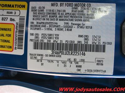 2020 Ford Fusion Hybrid SE  SE, GAS/HYBRID, 40 MPG - Photo 37 - North Platte, NE 69101