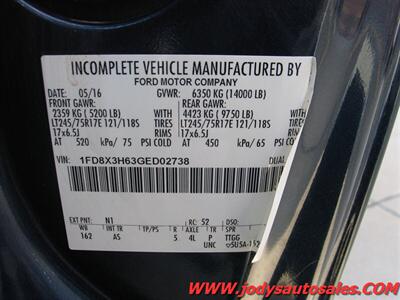 2016 Ford F-350  XL, EXT CAB, DRW, MAINT UTILITY Box, 4x4, - Photo 39 - North Platte, NE 69101