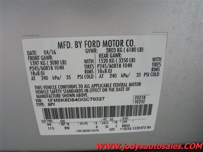 2016 Ford Explorer XLT, HEATED LEATHER, 3RD SEAT, XM RADIO - Photo 38 - North Platte, NE 69101