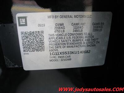 2019 Chevrolet Impala LS LS, 3.6L Flex Fuel V6, LOW, LOW, 32,000 MILES - Photo 37 - North Platte, NE 69101