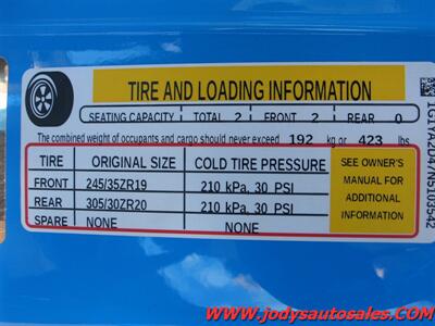 2022 Chevrolet Corvette Stingray Stingray, Renewable Top, Low 17,000 Miles - Photo 43 - North Platte, NE 69101