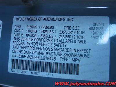 2020 Honda CR-V Touring  TOURING, AWD, LEATHER, SUNROOF, LOW 44, 000 MILE - Photo 42 - North Platte, NE 69101