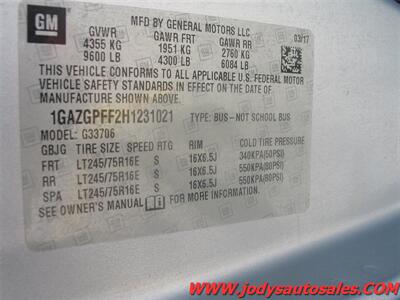 2017 Chevrolet Express LT 3500  LT 3500,  V-8, 15 PASSENGER, LOW 47,000 MILES - Photo 40 - North Platte, NE 69101