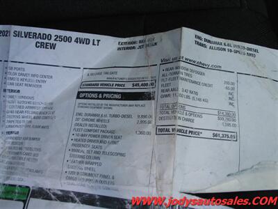 2021 Chevrolet Silverado 2500 LT  LT, DURAMAX DIESEL, CREW CAB 4X4 - Photo 30 - North Platte, NE 69101