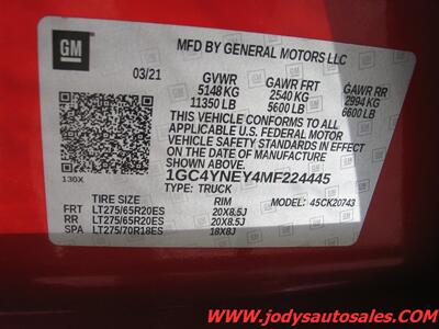 2021 Chevrolet Silverado 2500 LT  LT, DURAMAX DIESEL, CREW CAB 4X4 - Photo 45 - North Platte, NE 69101