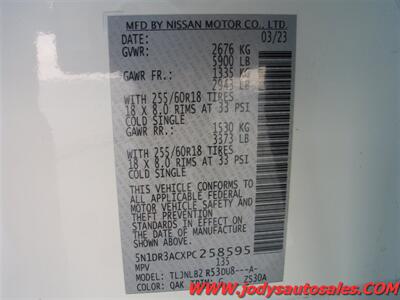 2023 Nissan Pathfinder S  S, 4WD, 3RD ROW SEATING, 3.5L V6 - Photo 40 - North Platte, NE 69101