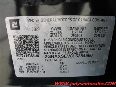 2020 Chevrolet Equinox LS, AWD, 1.5L Turbo I4 - Photo 29 - North Platte, NE 69101