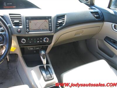 2012 Honda Civic EX-L w/Navi EX-L, HEATED LEATHER, SUNROOF, XM RADIO - Photo 7 - North Platte, NE 69101