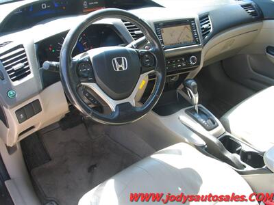 2012 Honda Civic EX-L w/Navi EX-L, HEATED LEATHER, SUNROOF, XM RADIO - Photo 2 - North Platte, NE 69101