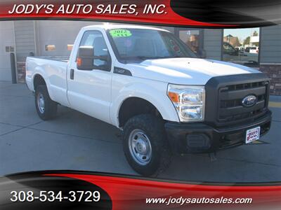 2012 Ford F-250  XL, Reg Cab 8' Bed, 4X4, 6.2L Flex Fuel V Truck
