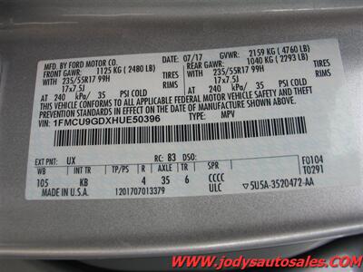 2017 Ford Escape SE SE, AWD, EcoBoost 1.5L Turbo I4 - Photo 33 - North Platte, NE 69101
