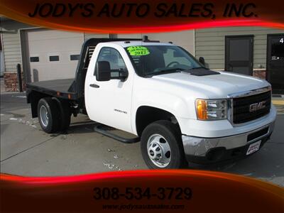 2012 GMC Sierra 3500 FLAT BED 8'  3500, W/T, 4X4, Flat Bed 8', LOW LOW 50,000 MILES - Photo 1 - North Platte, NE 69101