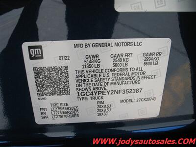 2022 Chevrolet Silverado 2500 LTZ  LTZ, 4WD, HEATED & AC LEATHER SEATS, Duramax - Photo 52 - North Platte, NE 69101