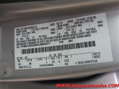 2019 Ford Escape SE  SE, AWD, LOW,LOW 37,000 MILES - Photo 35 - North Platte, NE 69101