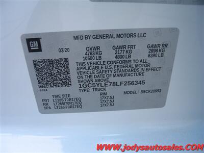 2020 Chevrolet Silverado 2500 Work Truck  W/T, 4WD, LONG BOX, 6.6L V-8 - Photo 37 - North Platte, NE 69101