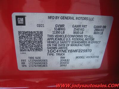 2021 Chevrolet Silverado 2500 LT  DURAMAX DIESEL, CREW CAB 4X4 - Photo 45 - North Platte, NE 69101