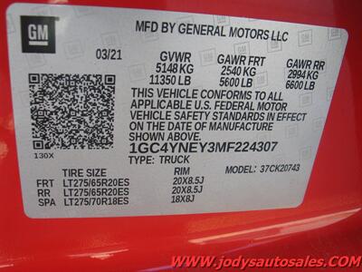2021 Chevrolet Silverado 2500 LT  DURAMAX DIESEL, CREW CAB 4X4 - Photo 55 - North Platte, NE 69101