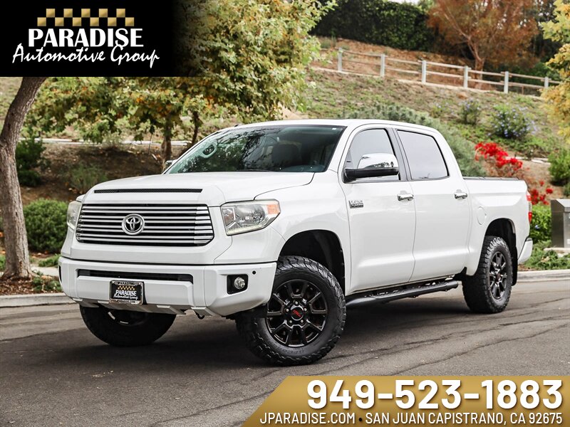 Super White 2017 Toyota Tundra Pickup Truck 4X2 Automatic