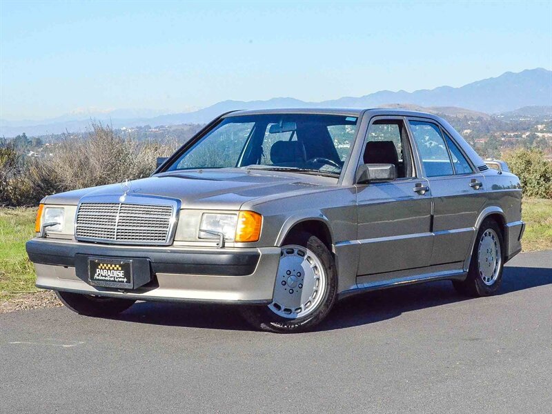 Gold 1987 Mercedes-Benz 190-Class Sedan Rear-Wheel Drive 4-Speed Manual