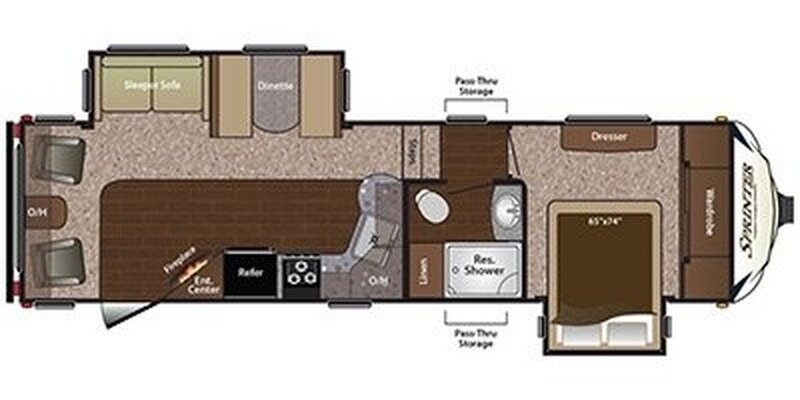 2015 Keystone Sprinter 269FWRLS  