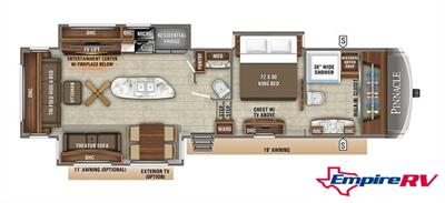 2019 Jayco pinnacle 36FBTS  