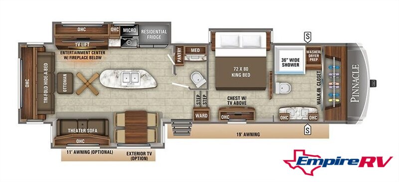 2019 Jayco pinnacle 36FBTS - Photo 2 - Liberty, TX 77575