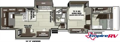 2022 Forest River Riverstone 39RKFB   - Photo 2 - Liberty, TX 77575