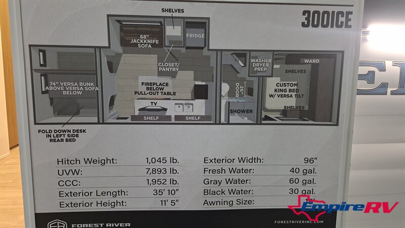 2026 Forest River Salem 300ICE - Photo 21 - Liberty, TX 77575