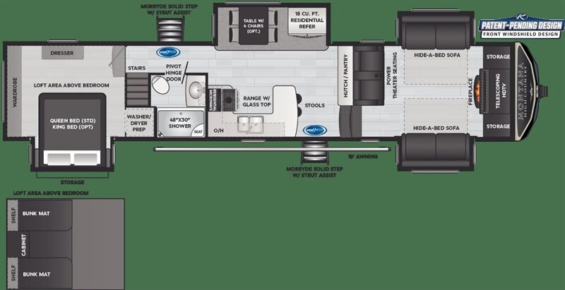 2021 Keystone MONTANA 377FL   - Photo 1 - Liberty, TX 77575
