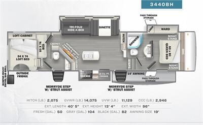 2022 Forest River Sierra 3440BH